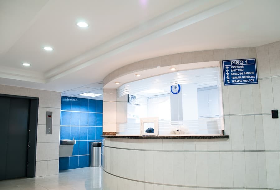 Medical technology equipment in a modern hospital environment